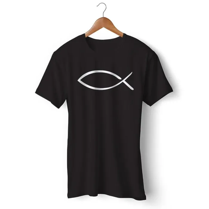 Christian TShirt br Ichthus Lords Guidance Earrings