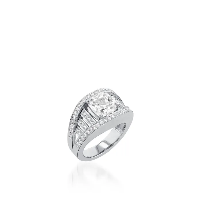 Cleopatra Elite White Gold Diamond Ring John Atencio Rings