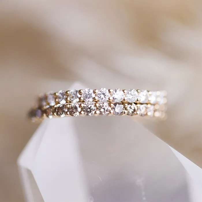Consider Bridal Petite Peppercorn Band HalfEternity Rings Consider Bridal Petite Peppercorn Band HalfEternity Rings