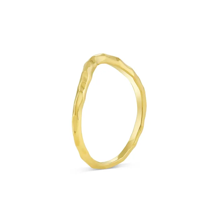 Consider Bridal Rings Hammered Chase Band