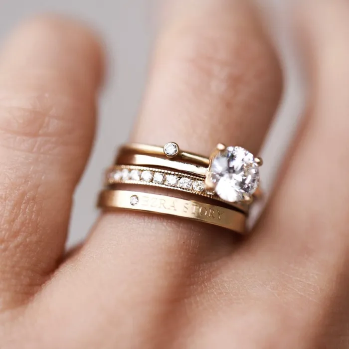 Consider Bridal Rings Small Pea Pod Diamond Ring Lab Grown Consider Bridal Rings Small Pea Pod Diamond Ring Lab Grown