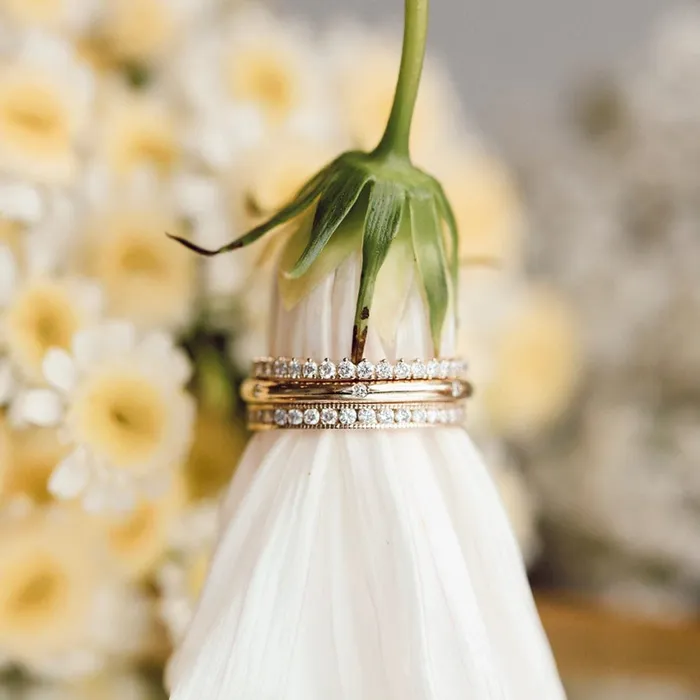 Consider Bridal Rings Small Pea Pod Diamond Ring Lab Grown Consider Bridal Rings Small Pea Pod Diamond Ring Lab Grown