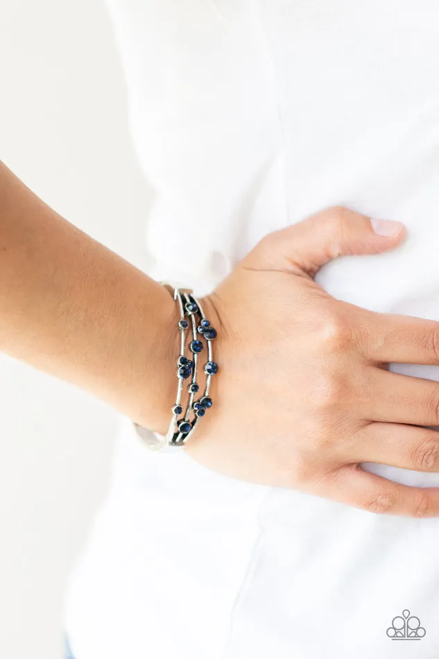 Cosmic Candescence Blue Paparazzi Accessories Rings