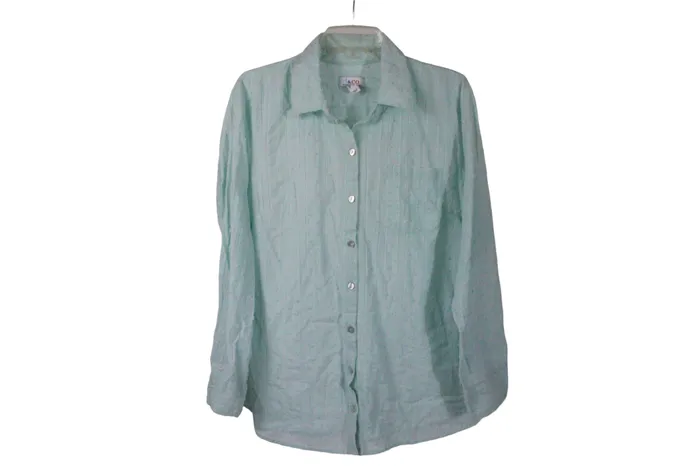 DCo Blue Swiss Dot Top M DCo Rings