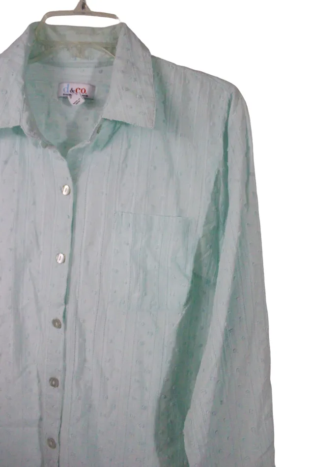 DCo Blue Swiss Dot Top M DCo Rings