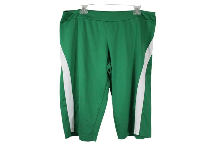 Danskin Now Danskin Now Green Long Shorts XL Earrings