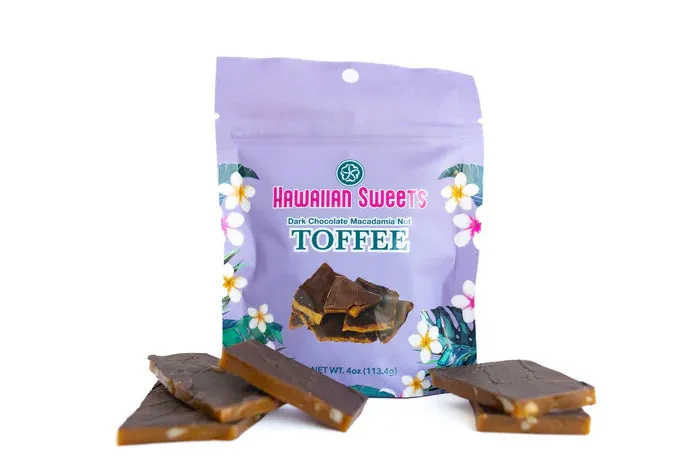 Dark Chocolate Macadamia Nut Toffee HISWEETSCO Earrings