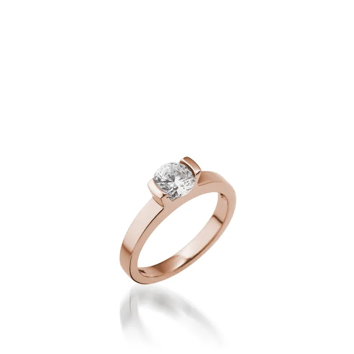 Delicia Solitaire Yellow Gold Engagement Ring John Atencio Rings Delicia Solitaire Yellow Gold Engagement Ring John Atencio Rings