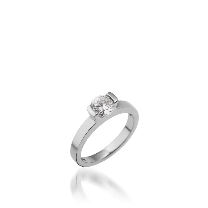 Delicia Solitaire Yellow Gold Engagement Ring John Atencio Rings Delicia Solitaire Yellow Gold Engagement Ring John Atencio Rings
