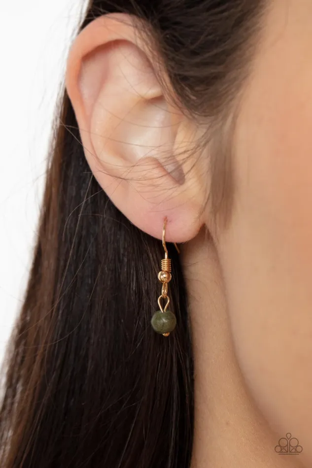 Desert Journey Green Paparazzi Accessories Earrings