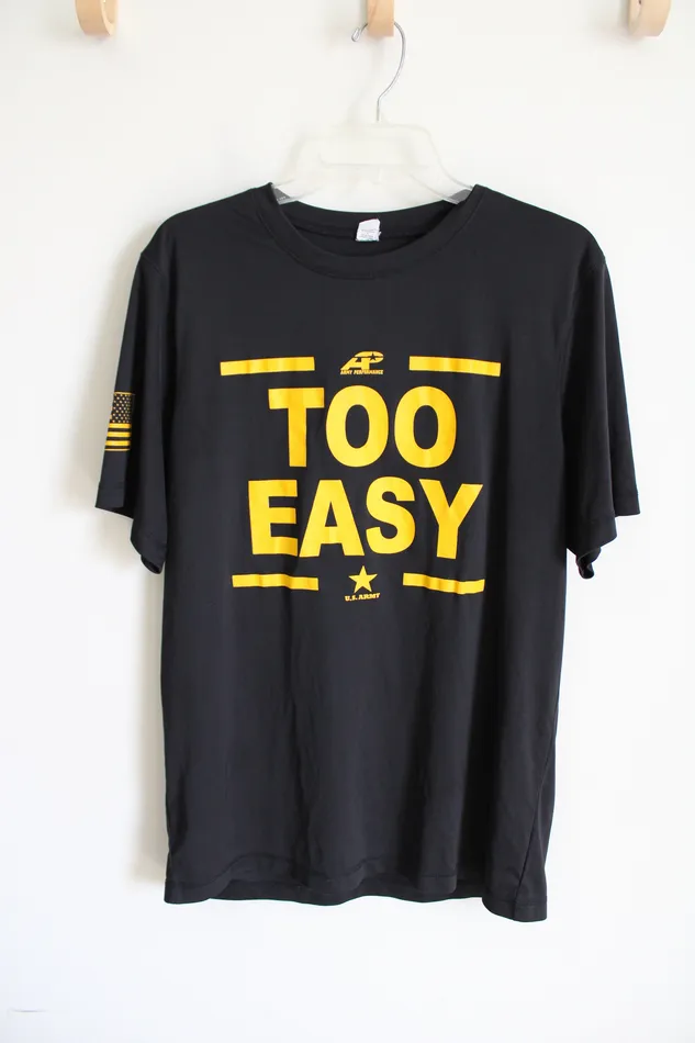 Earrings Alo Alo US Army Too Easy Tee L