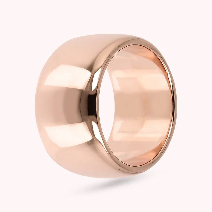 Earrings Anello a Fascia Superficie Lucida Bronzallure