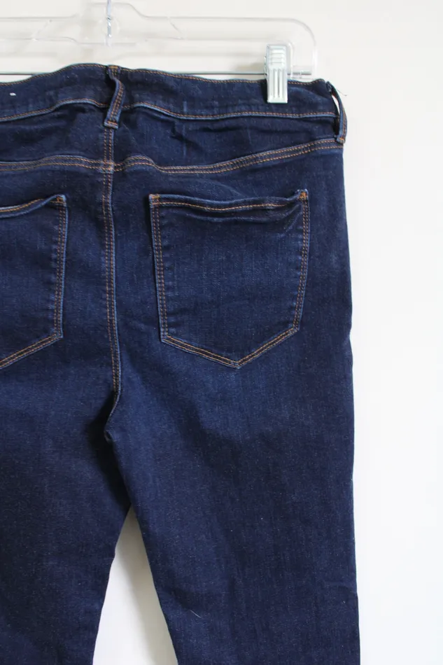 Earrings Ann Taylor LOFT LOFT Dark Wash Skinny Jeans 8