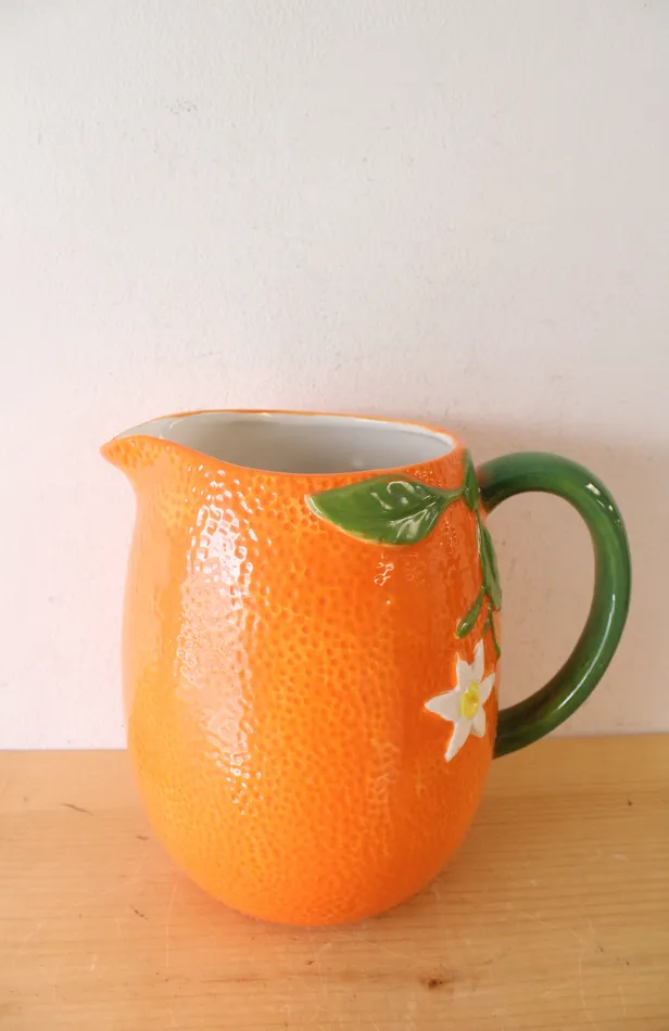 Earrings Arlington Designs Arlington Designs Orange Textured Large Pitcher