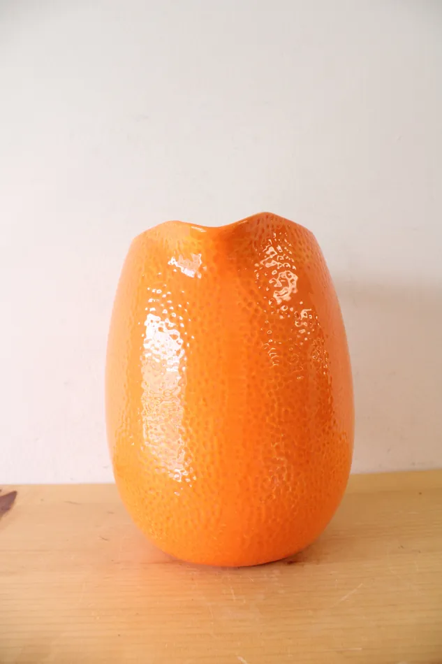 Earrings Arlington Designs Arlington Designs Orange Textured Large Pitcher