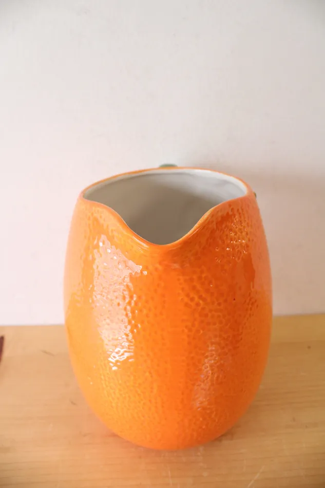 Earrings Arlington Designs Arlington Designs Orange Textured Large Pitcher