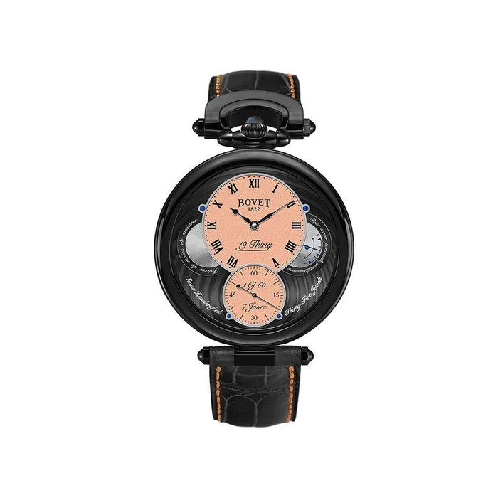 Earrings Bovet Bovet 19Thirty Great Guilloch DLC Stainless Steel Watch