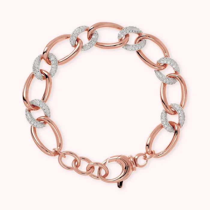 Earrings Bronzallure Bracciale Maglie Ovali ed Elementi Pav in Cubic Zirconia Earrings Bronzallure Bracciale Maglie Ovali ed Elementi Pav in Cubic Zirconia