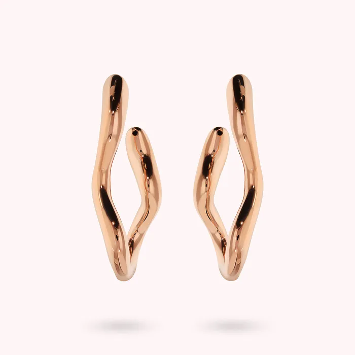 Earrings Bronzallure Orecchini Pendenti Sinuosi