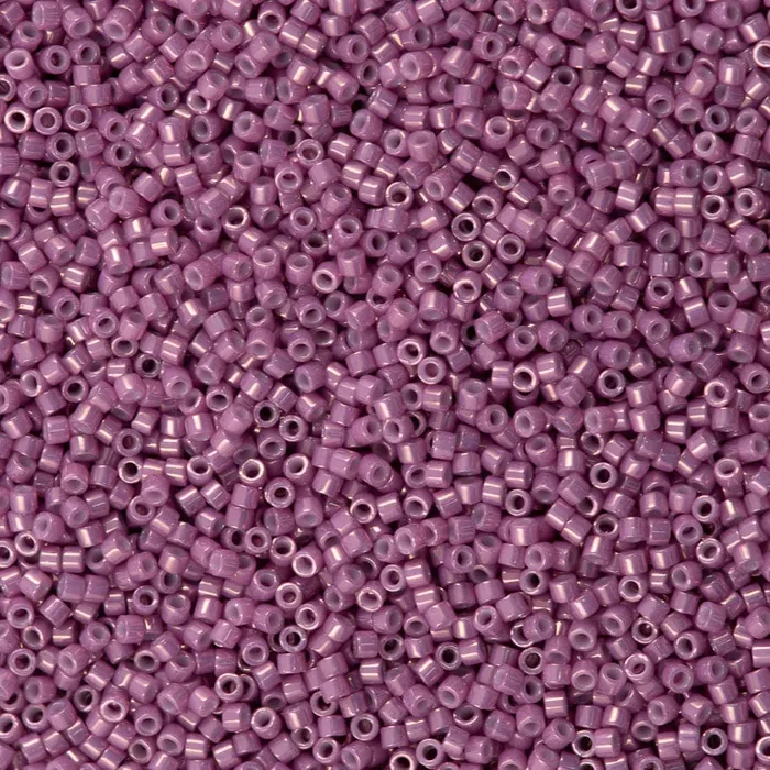 Earrings DB0253 Pink Luster Opaque Mauve Miyuki Delica 110 Peppy Beads