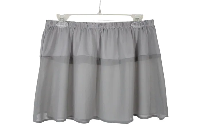 Earrings Demdaco NEW Demdaco Gray Chiffon Short Bottom L