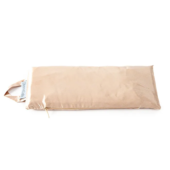 Earrings DharmaCrafts Silk Yoga Eye Pillow in Beige