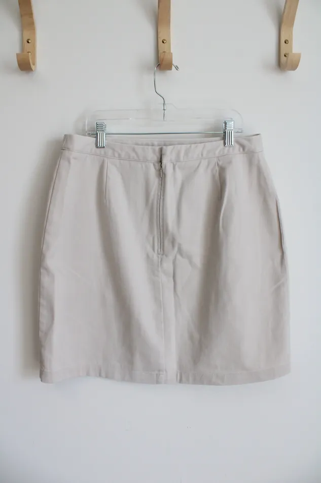 Earrings Dockers Dockers Stretch Khaki Mini Skirt 10
