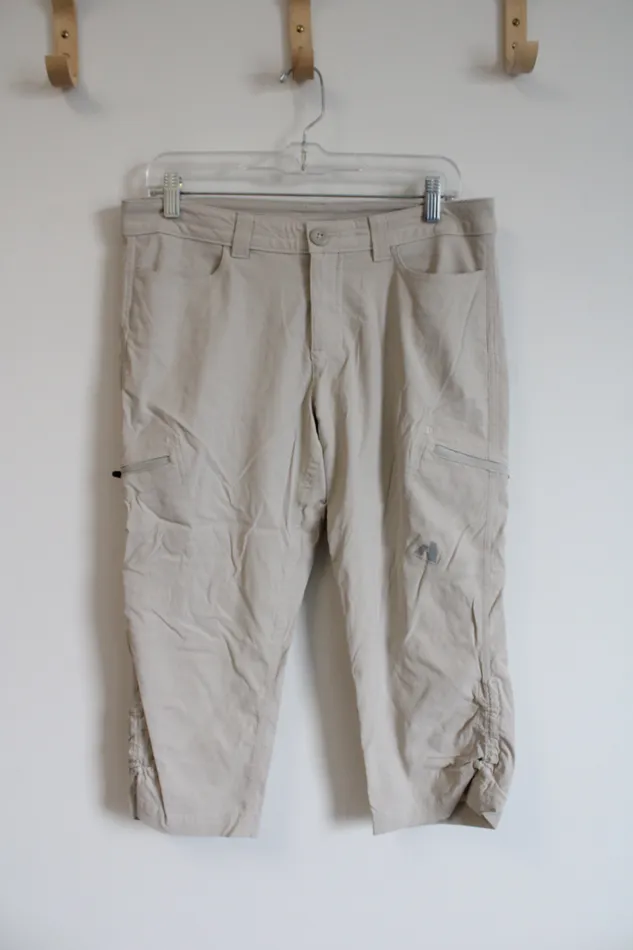 Earrings Eddie Bauer Eddie Bauer First Ascent Tan Hiking Capri Pants 6