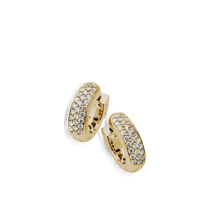 Earrings Essence Diamond Huggie Hoop Earrings John Atencio