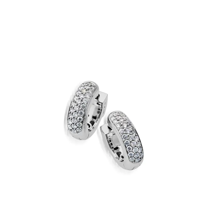Earrings Essence Diamond Huggie Hoop Earrings John Atencio