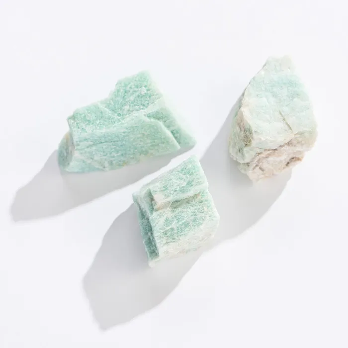 Earrings GEOCENTRAL Amazonite Rough