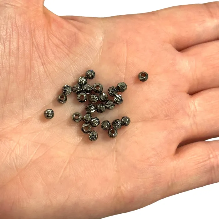 Earrings Gunmetal Plated Laser Cut 4mm Spacer Beads Gunmetal Plated 4mm Dorica Spacer Beads 25 beads in a pack Peppy Beads Earrings Gunmetal Plated Laser Cut 4mm Spacer Beads Gunmetal Plated 4mm Dorica Spacer Beads 25 beads in a pack Peppy Beads