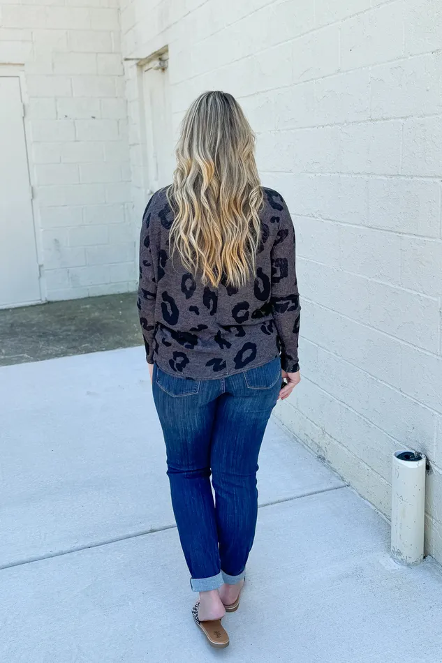 Earrings Hopely Take A Chance Leopard Top