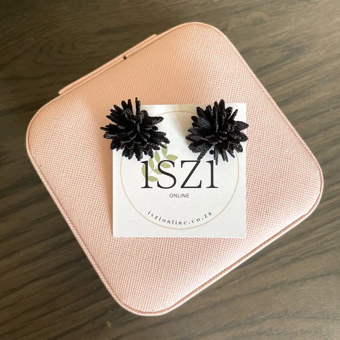 Earrings ISZI Fabric Flower Stud Earrings
