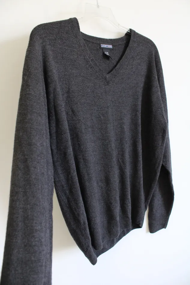 Earrings Jantzen Jantzen Gray Knit Sweater XL