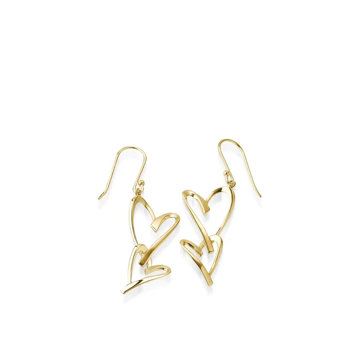 Earrings John Atencio Devotion Heart Dangle Earrings
