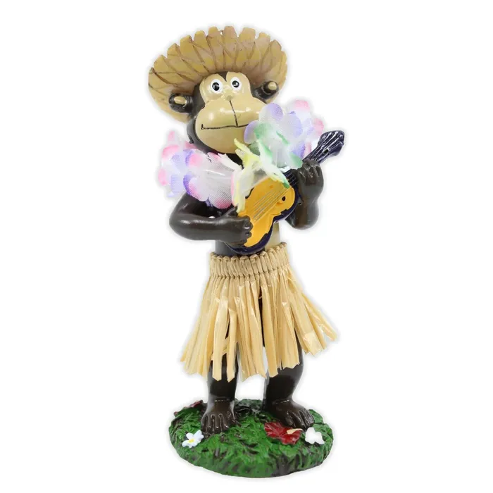Earrings KCCOMPANY Mini Hula Monkey Dashboard Bobble Doll