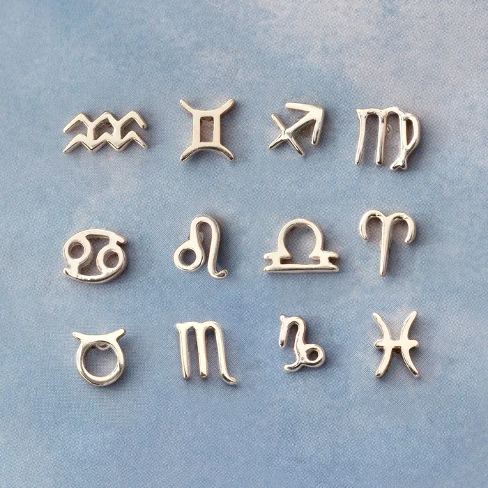 Earrings kris nations Zodiac Symbol Stud Earrings