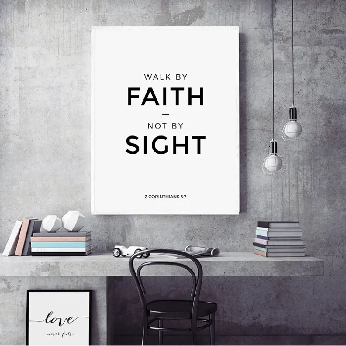 Earrings Lords Guidance Bible Verse Wall Artbr Walk By Faith
