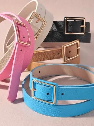 Earrings Merveille Outlined Square Belt