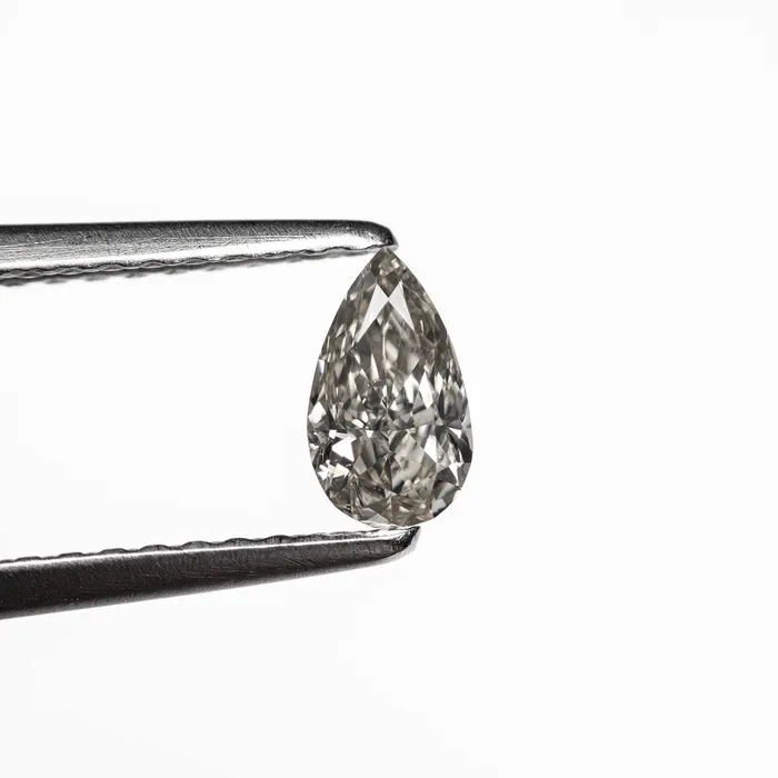 Earrings Misfit Diamonds 034ct 693x344x232mm Fancy Grey Pear Brilliant 1992354