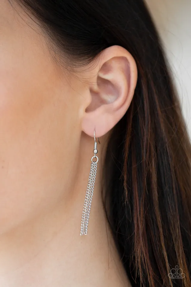 Earrings Paparazzi Accessories Mega Money Pink