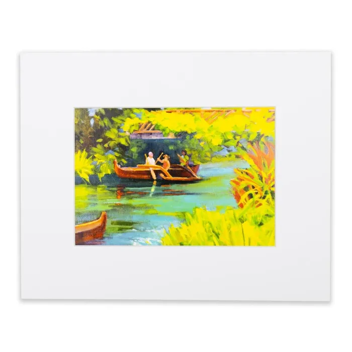 Earrings PCCBUYDIRECT Under the Bridge Matted Print by Antoinette Powell 8 x 10