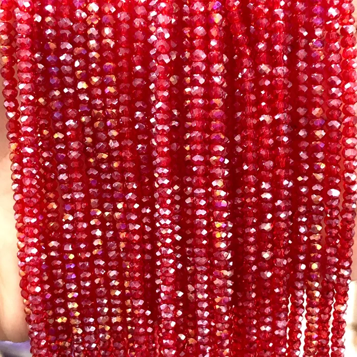 Earrings Peppy Beads Crystal faceted rondelle 2mm Beads PBC2C37
