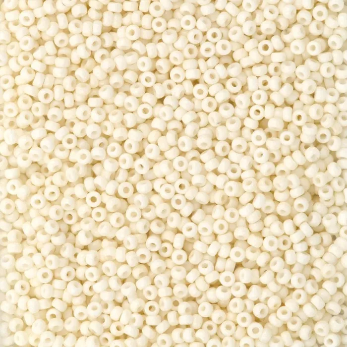 Earrings Peppy Beads Miyuki Seed Beads 80 Matted Opaque Cream 2021NEW