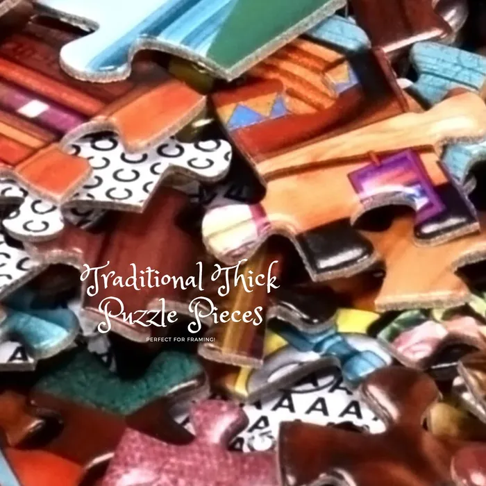 Earrings Portraits by NC Vintage Santa Claus Puzzle
