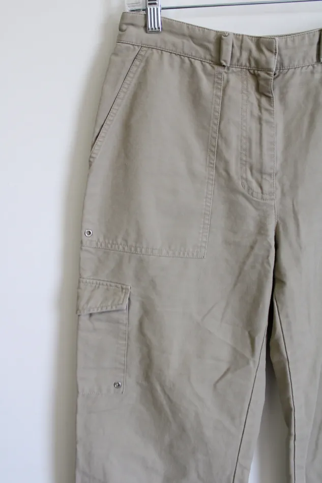 Earrings Ralph Ralph Lauren Tan Capri Pant 8