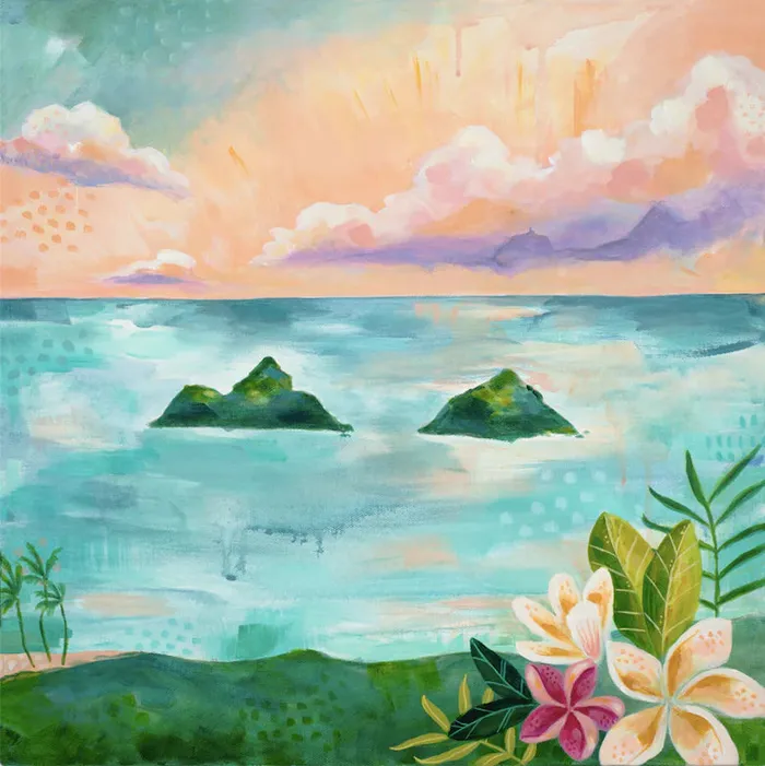 Earrings SURFSHACKPUZZLE Surf Shack Mokulua Glow Puzzle by Lindsay Wilkins 500 Pieces Earrings SURFSHACKPUZZLE Surf Shack Mokulua Glow Puzzle by Lindsay Wilkins 500 Pieces