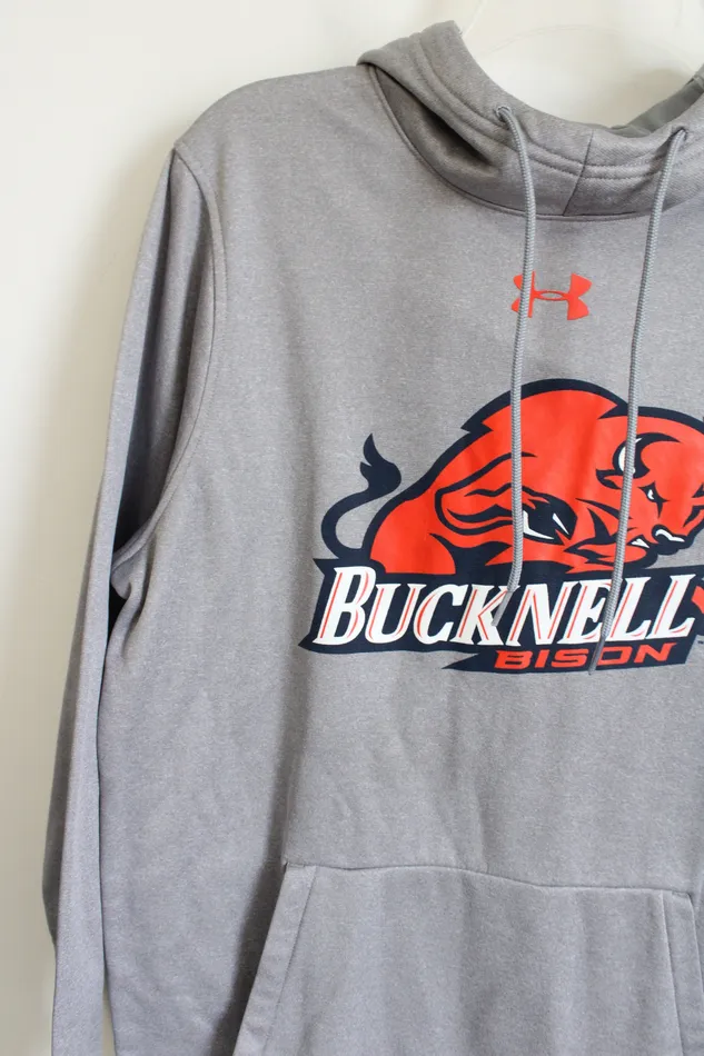 Earrings Under Armour Under Armour Gray Bucknell Bison Cold Gear Hoodie M