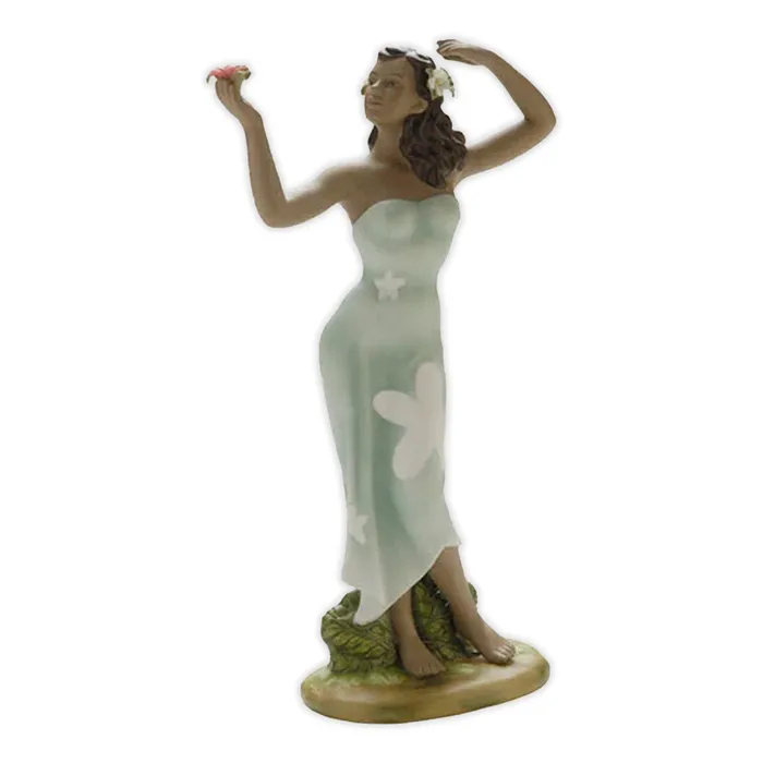 Earrings Woman in Sarong Porcelain Statuette by Gil DBIHAWAII